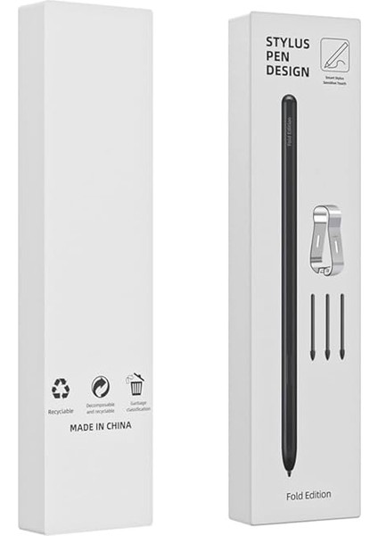 Galaxy Fold 5 Pen S Pen, Giriş Kalemi Samsung Galaxy Z Fold 5 Stylus Için Fold 4 Kalem Fold 3 Kalem Touch Pen 3 Adet Yedek Uçlu (Bluetooth Yok) modelleri