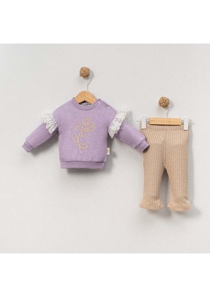 Çakar 6-18 Aylık Süzine Gül 2 Li TAKIM-8013150 - Lila