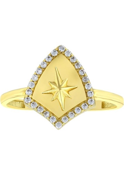 Kutup Yıldızı Altın Yüzük - 14K