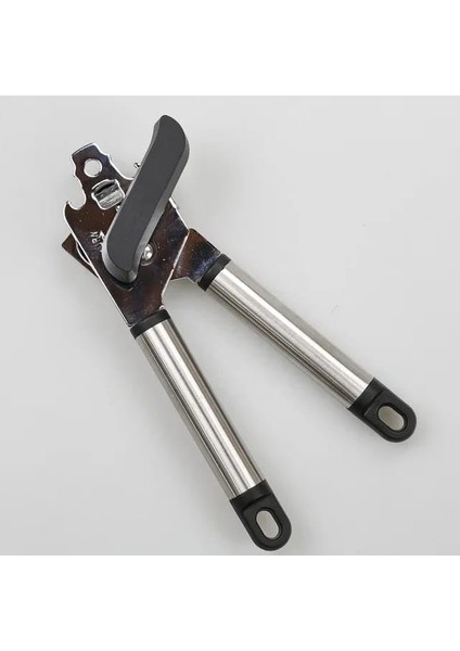 Konserve Açacağı, Gıdaya Uygun Paslanmaz Çelik, Pürüzsüz Kenar, Teneke Kapak Kavanoz Şişe Kapağı Açacakları Kaymaz Saplı ve Artrit Yaşlılar Için Ergonomik Dönüş Topuzu