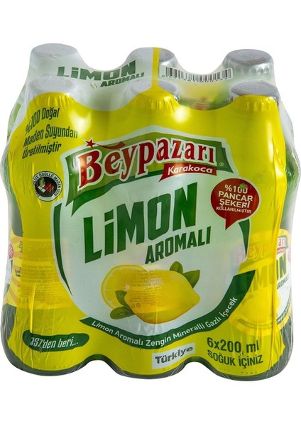Beypazarı Limonlu Maden Suyu (6X200ML)