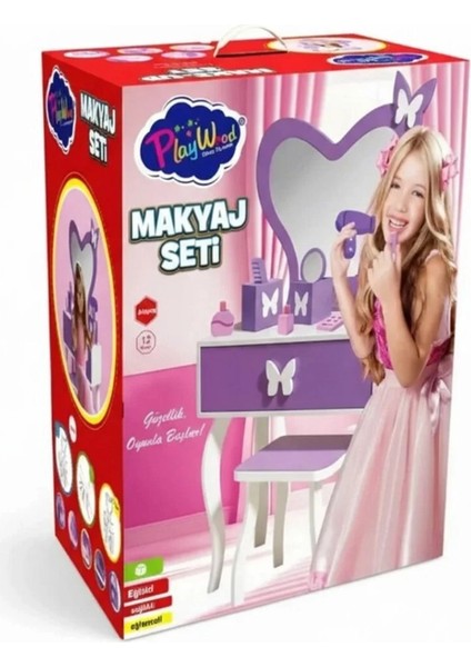 Kutuda Ahşap Makyaj Seti fiyatları