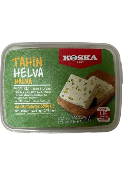 Koska 350 Gram Fıstıklı Tahin Helva Pls Kutu