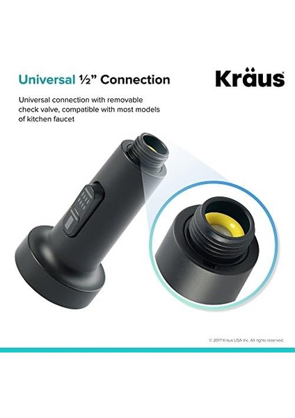 Kfs-1mb Çift Işlevli Mutfak Bataryası Püskürtücü, Siyah fiyatları