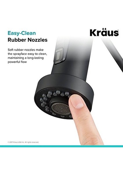 Kfs-1mb Çift Işlevli Mutfak Bataryası Püskürtücü, Siyah modelleri