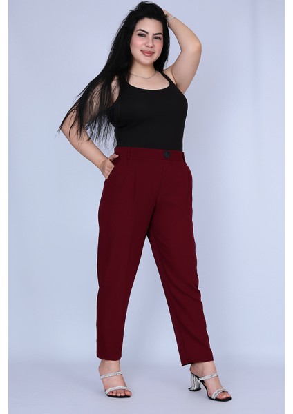 Beli Lastikli Dabıl Kumaş Pantolon modelleri
