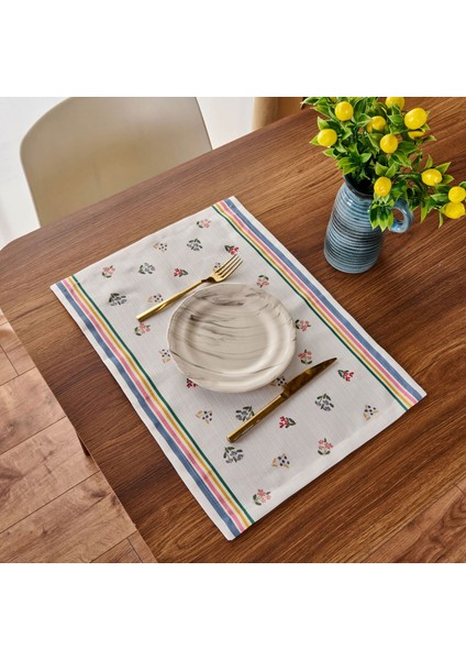 Soft Granny Summer Edin 2'li Amerikan Servis - Ekru - 35X50 cm