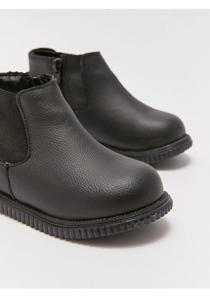 Lcw Steps Siyah Yanları Lastikli Fermuarlı Erkek Bebek Bot modelleri