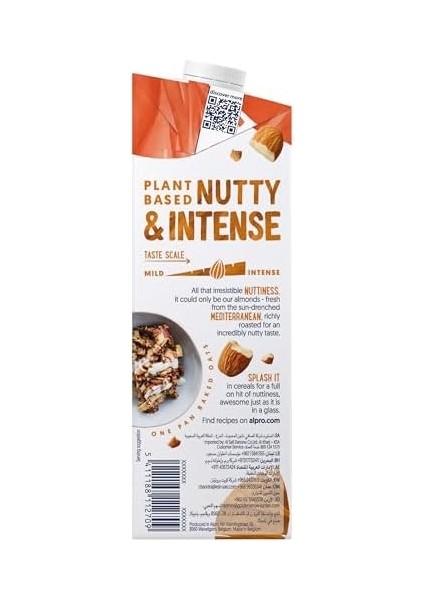 Alpro Şekersiz Badem Bitki Bazlı Içecek 1000 ml