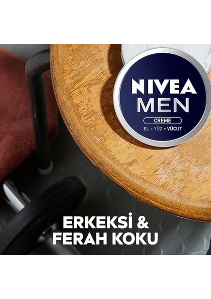 Nıvea Men Erkek Bakım Kremi 75 Ml, El, Yüz ve Vücut Nemlendirici Krem, Hızlı Emilir, Yapışkan His Bırakmaz, E Vitamini, Tüm Cilt Tipleri modelleri