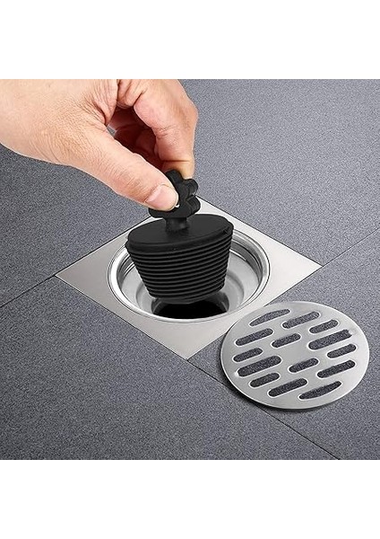 Paket Evrensel Küvet Tıkacı, Silikon Küvet Tıpası, Mutfak Küvet Lavabo Giderleri Için Küvet Gider Tıkacı (Siyah) modelleri