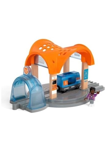 Dünya - Çocuklar Yaş 3 Yıl Up Için Akıllı Tech Ses Eylem Tünel Istasyonu - Tüm Tren Setleri ile Uyumlu modelleri