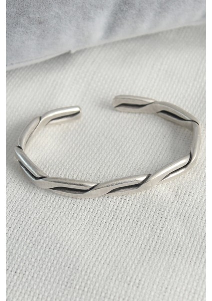 Bfs Otantik Gümüş Renk Motif Işleme Plaka Erkek Bileklik fiyatları