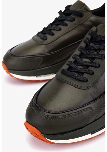 Erkek Hakiki Deri Haki Sneakers & Spor Ayakkabı 381 22539 Erk Ayk SK25-26 Hakı modelleri