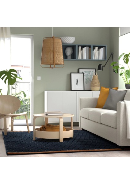 Növlıng Büyük Halı Koyu Mavi 170 x 240 cm Dikdörtgen Kısa Tüylü fiyatları