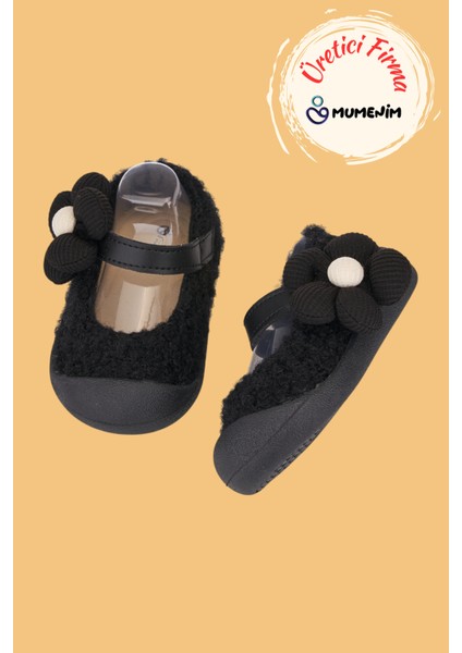 Lebom Kız Bebek ve Çocuk Taba Ortopedik Kaymaz Taban Günlük Babet Ayakkabı - Esnek ve Rahat Kalıp