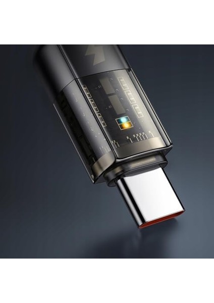 CA-3150 Type-C 100W Power Off Süper Hızlı /şarj Kablo 1.2m-Siyah modelleri
