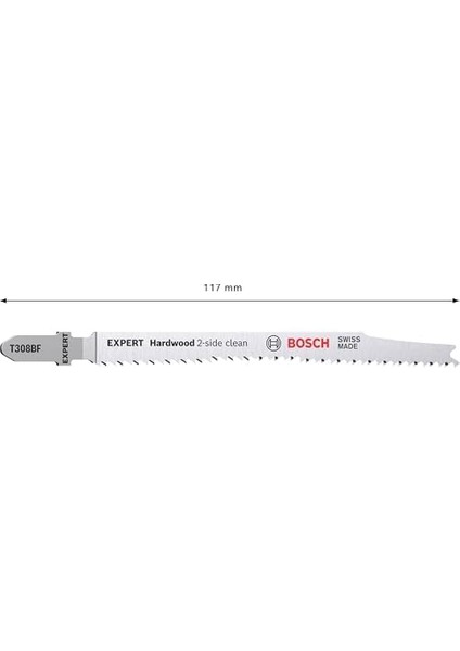 Professional 5x Expert ‘hardwood 2- Clean’ T 308 Bf Dekupaj Testere Bıçakları (Plastik Kaplı Levhalar, Multipleks Levha, Uzunluk 117 Mm, Aksesuar Dekupaj Testeresi) modelleri