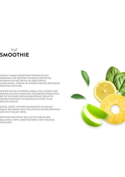 Patiswiss Jul Yeşil Smoothie 250 ml modelleri