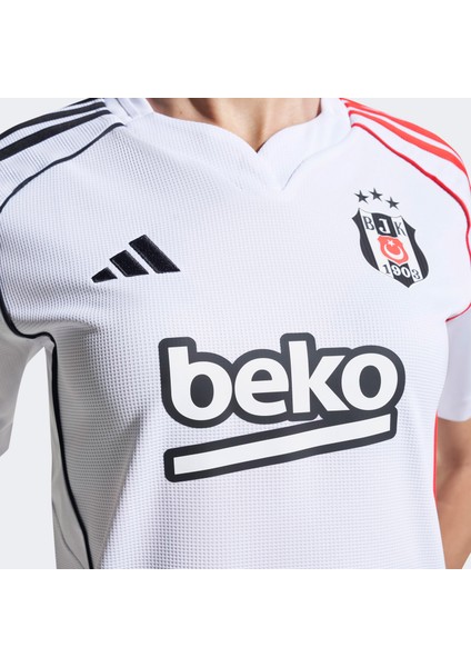 Beşiktaş JK 25/26 Kadın Beyaz İç Saha Futbol Forması.-