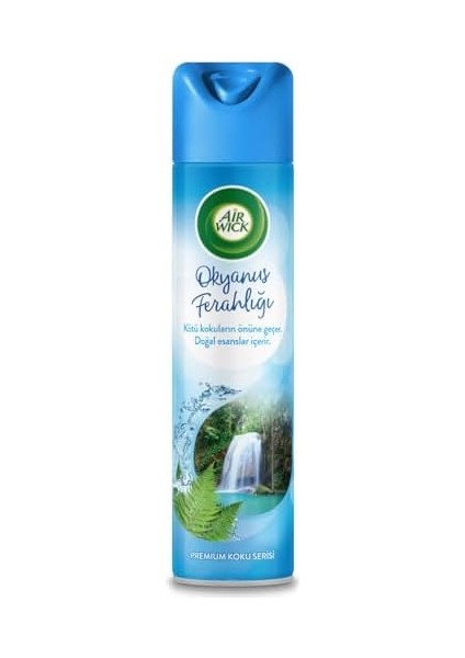 Air Wick Aerosol Premium Koku Serisi Okyanus Ferahlığı Sprey Oda Kokusu (1 x 300 Ml) fiyatları