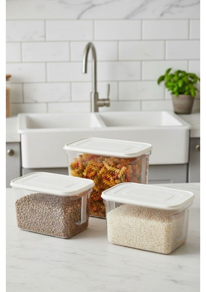 3’lü Saplı Derin Saklama Kabı Seti (2,75 Lt + 3,25 Lt + 5,40 Lt) fiyatları