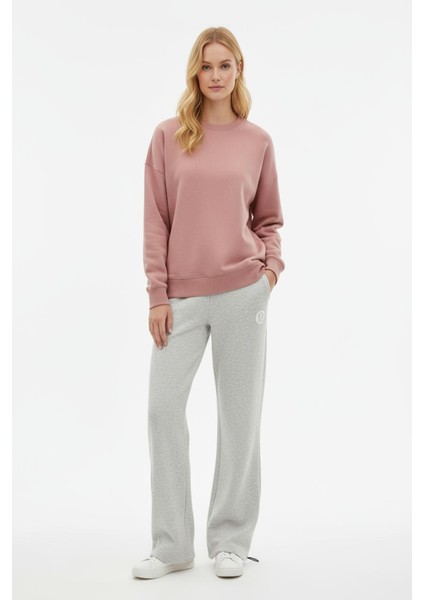 8294A Baskılı Eşofman Gri