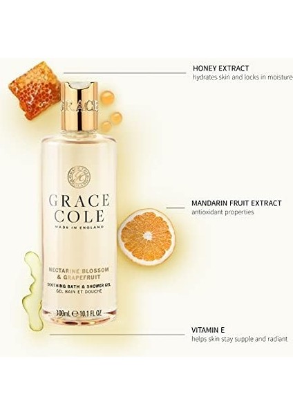 Grace Cole Sg Nectarine Blossom & Grapefruit Duş Jeli 300 ml modelleri