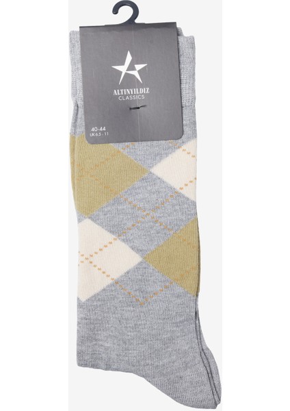 Yumuşak Dokulu Desenli Tekli Çorap