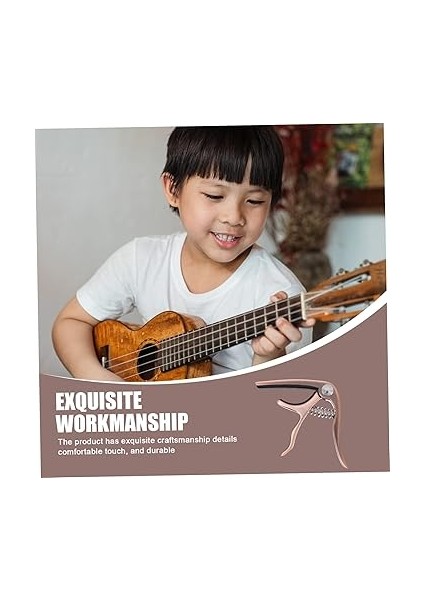 1 Takım Ukulele Klip Alaşım Ton Modifiye Kelepçe Klasik Ukulele Capo fiyatları