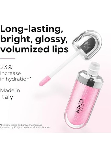 Kiko Milano Dudak Parlatıcısı - 3D Hydra Lip Gloss - 10 Sparkling Strawberry - Besleyici ve Nemlendirici fiyatları