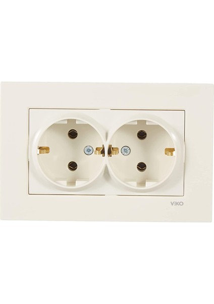 Karre Krem Ikili Priz Topraklı A.opp