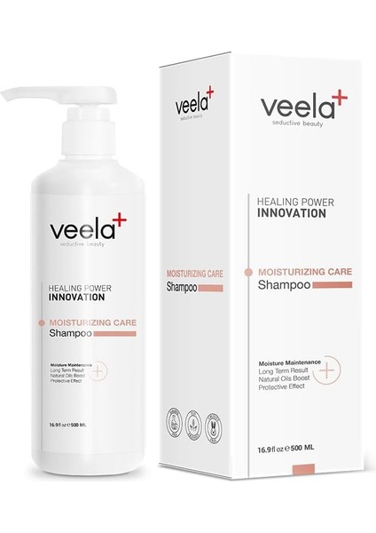 Veela Kuru Saçlar Için Canlandırıcı Yoğun Nem Bakım Şampuanı Moisturizing Care Shampoo