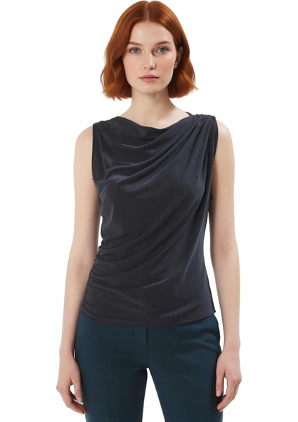 Kadın Degaje Yaka Örme Bluz Sürdürülebilir Modal Ile Şıklık ve Konfor Bir Arada Kaliteli Şık fiyatları