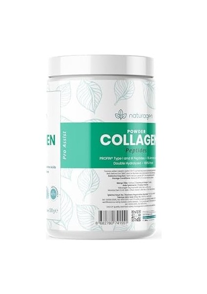 Naturagen Collagen Hydrolyzed Collagen 500G fiyatları