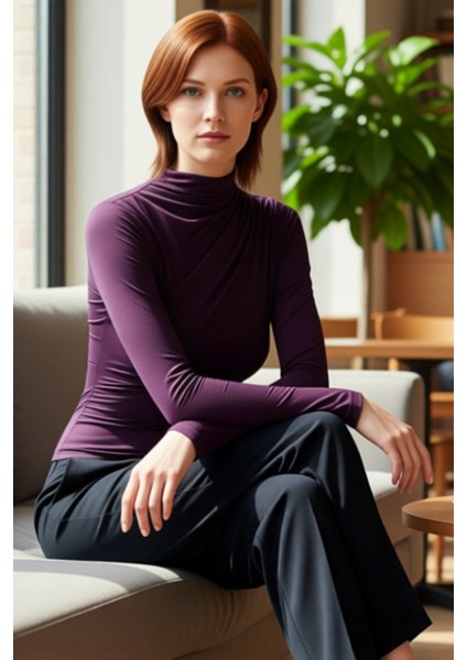 Moda Kare Yaka Örme Slim Düz Desen Casual Günlük Crop Kısa Kol Bluz fırsatları