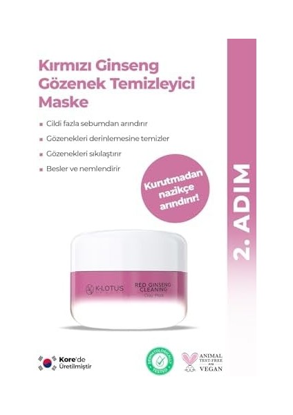 K-Lotus Beauty Gözenek Sıkılaştırıcı Etkili Cilt Bakım Seti fiyatları