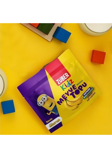 Züber Kidz Muzlu Meyve Topu 42G x 12 Adet fiyatları