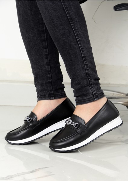 Günlük Kadın Ortopedik Tabanlı Hafif Tokalı Cilt Su Geçirmez Günlük Casual Ayakkabı fiyatları