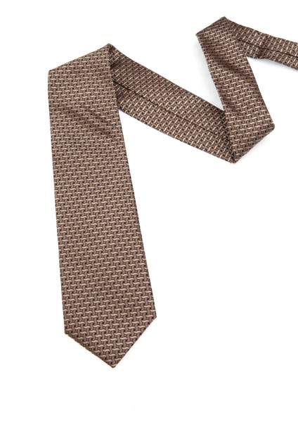 Erkek Vizon %100 Ipek Kravat 50317350-575