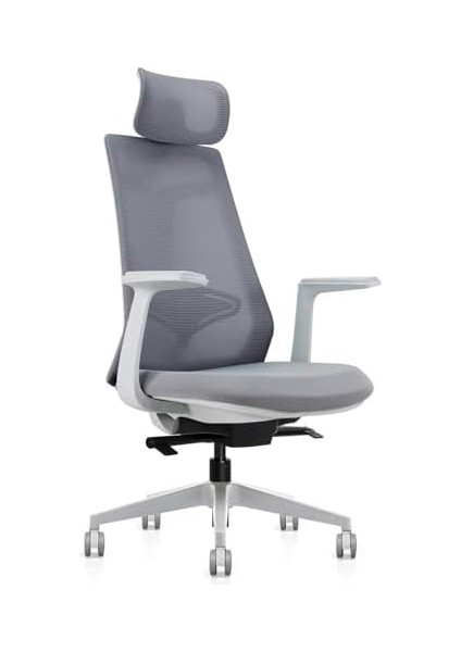 XD-1010 Fileli Başlıklı Çalışma Koltuğu Gri fiyatları