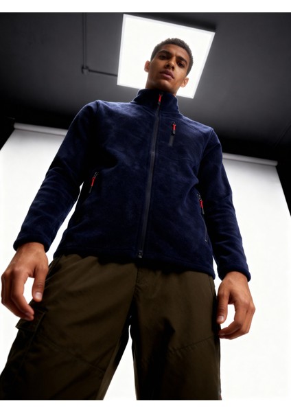 Erkek Extreme Rüzgar Geçirmez Cepli Outdoor Tam Fermuarlı Polar Ceket E223 modelleri