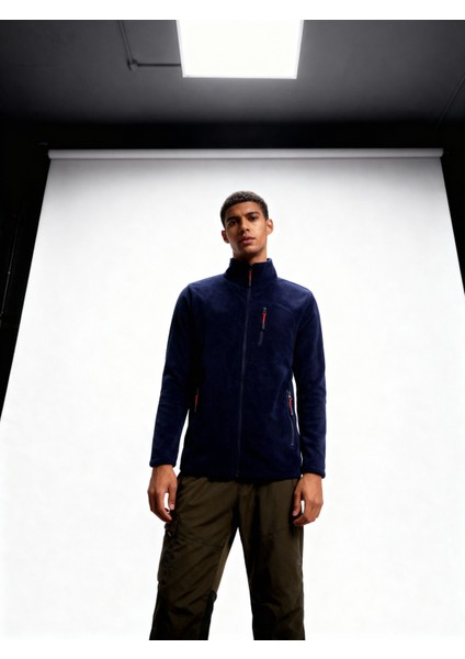 Erkek Extreme Rüzgar Geçirmez Cepli Outdoor Tam Fermuarlı Polar Ceket E223 fırsatları