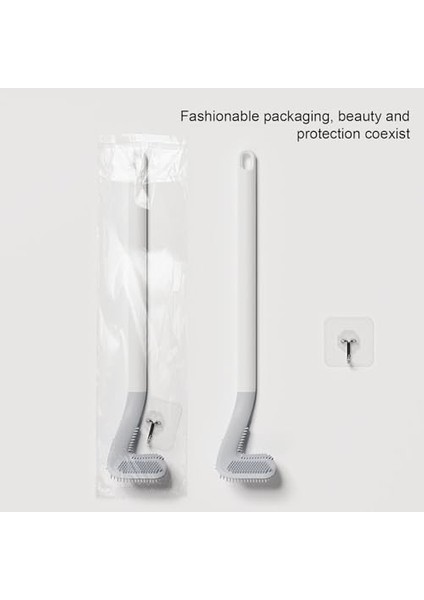 Saplı Tuvalet Fırçası - Tuvalet Temizleme Fırçası Golf Sopası Şeklinde,çabuk Kuruyan Döner Başlı Ev,, Otel Için Esnek Saplı Hijyenik Fırça fiyatları