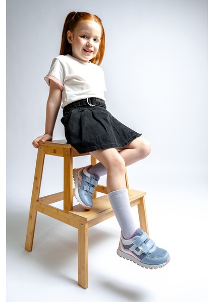 Kız Çocuk Mavi Günlük Spor Ayakkabı