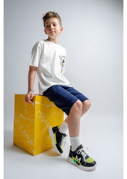 Erkek Çocuk Siyah Günlük Spor Ayakkabı