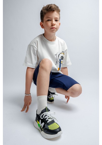 Erkek Çocuk Siyah Günlük Spor Ayakkabı