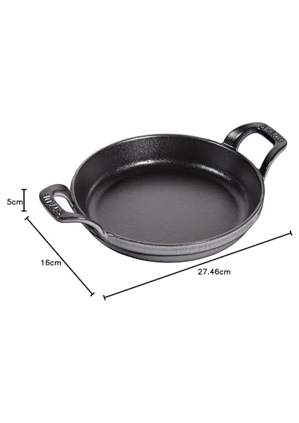 Toz Istiflenebilir Fırın Kabı, Yuvarlak (16 Cm, 0,4 L Içerisinde Bulunan Mat Siyah Kaplı Tepsi Ile) Grafit Grisi modelleri