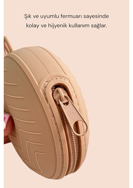 Moısy Silikon Emzik Saklama Kutusu - Şeftali