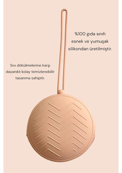 Moısy Silikon Emzik Saklama Kutusu - Şeftali fiyatları